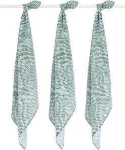 Jollein Hydrofiel Multidoek Spot 70x70cm - Storm Grey - 3 Stuks -Jollein Babyparadijs 1001x1200