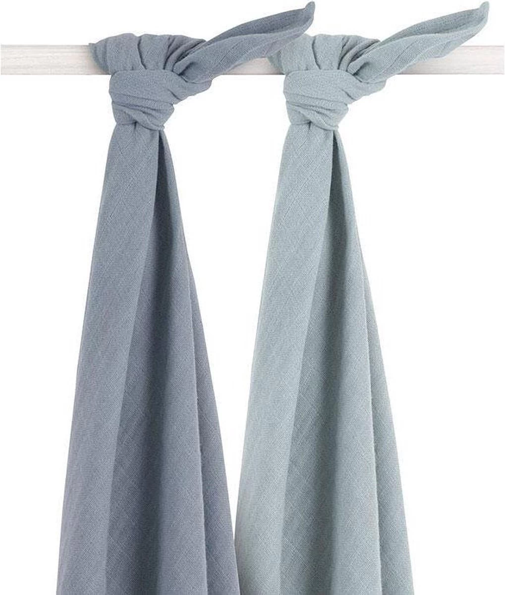 Jollein Hydrofiele Doek Large 115x115cm Bamboe Katoen - Ash Green - 2 Stuks 20 Jollein Hydrofiele Doek Large 115x115cm Bamboe Katoen - Ash Green - 2 Stuks - Afbeelding 20