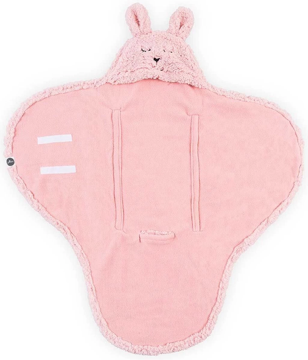 Jollein Wikkeldeken Bunny 100x105cm - Off-White 12 Jollein Wikkeldeken Bunny 100x105cm - Off-White - Afbeelding 12