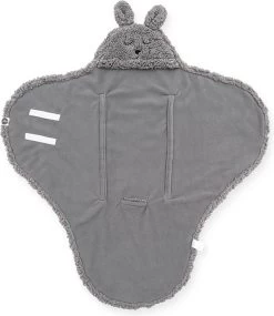 Jollein Wikkeldeken Bunny 100x105cm - Storm Grey