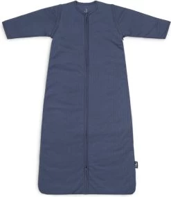 Jollein Baby Baby Winterslaapzak Met Afritsbare Mouw 70cm Basic Stripe - Jeans Blue