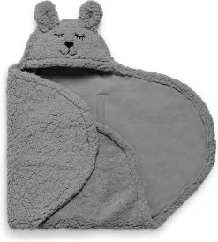 Jollein Wikkeldeken Bunny 100x105cm - Storm Grey -Jollein Babyparadijs 1083x1200 2
