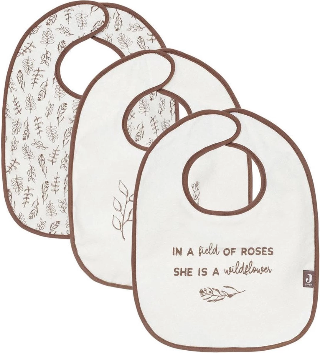 Jollein Slab Meadow - Chestnut - 3 Stuks 1 Jollein Slab Meadow - Chestnut - 3 Stuks