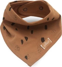 Jollein Slab Bandana Spot - Storm Grey/Caramel - 2 Stuks -Jollein Babyparadijs 1100x1200 1