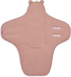 Jollein Wikkeldeken Basic Stripe - Rosewood -Jollein Babyparadijs 1109x1200