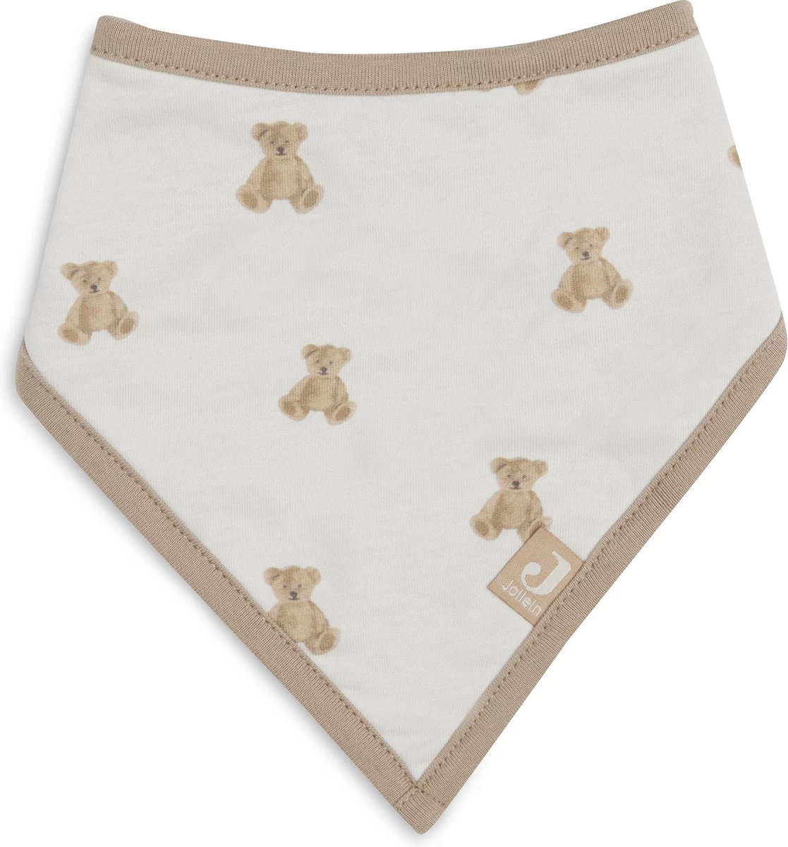 Jollein Slab Bandana Teddy Bear - 2 Stuks - GOTS 3 Jollein Slab Bandana Teddy Bear - 2 Stuks - GOTS - Afbeelding 3