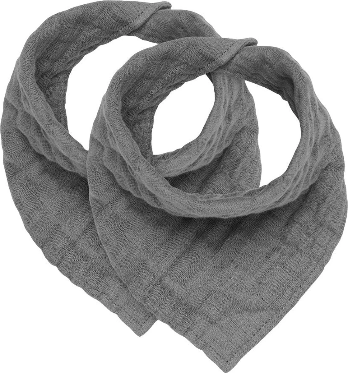 Jollein Slab Bandana - Wrinkled - Chestnut - 2 Stuks 17 Jollein Slab Bandana - Wrinkled - Chestnut - 2 Stuks - Afbeelding 17