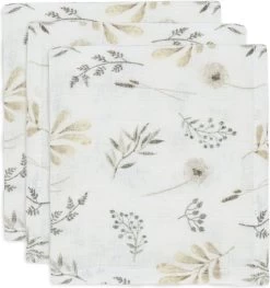 Jollein Hydrofiel Monddoekje Wild Flowers - 3 Stuks