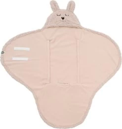 Jollein Wikkeldeken Bunny 100x105cm - Pale Pink -Jollein Babyparadijs 1139x1200 1