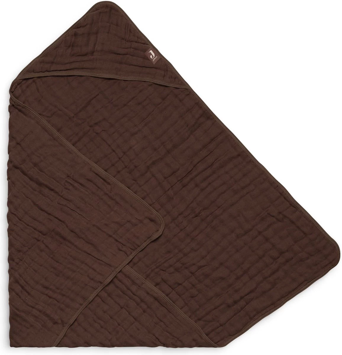 Jollein Badcape Wrinkled 75x75cm - Nougat 11 Jollein Badcape Wrinkled 75x75cm - Nougat - Afbeelding 11