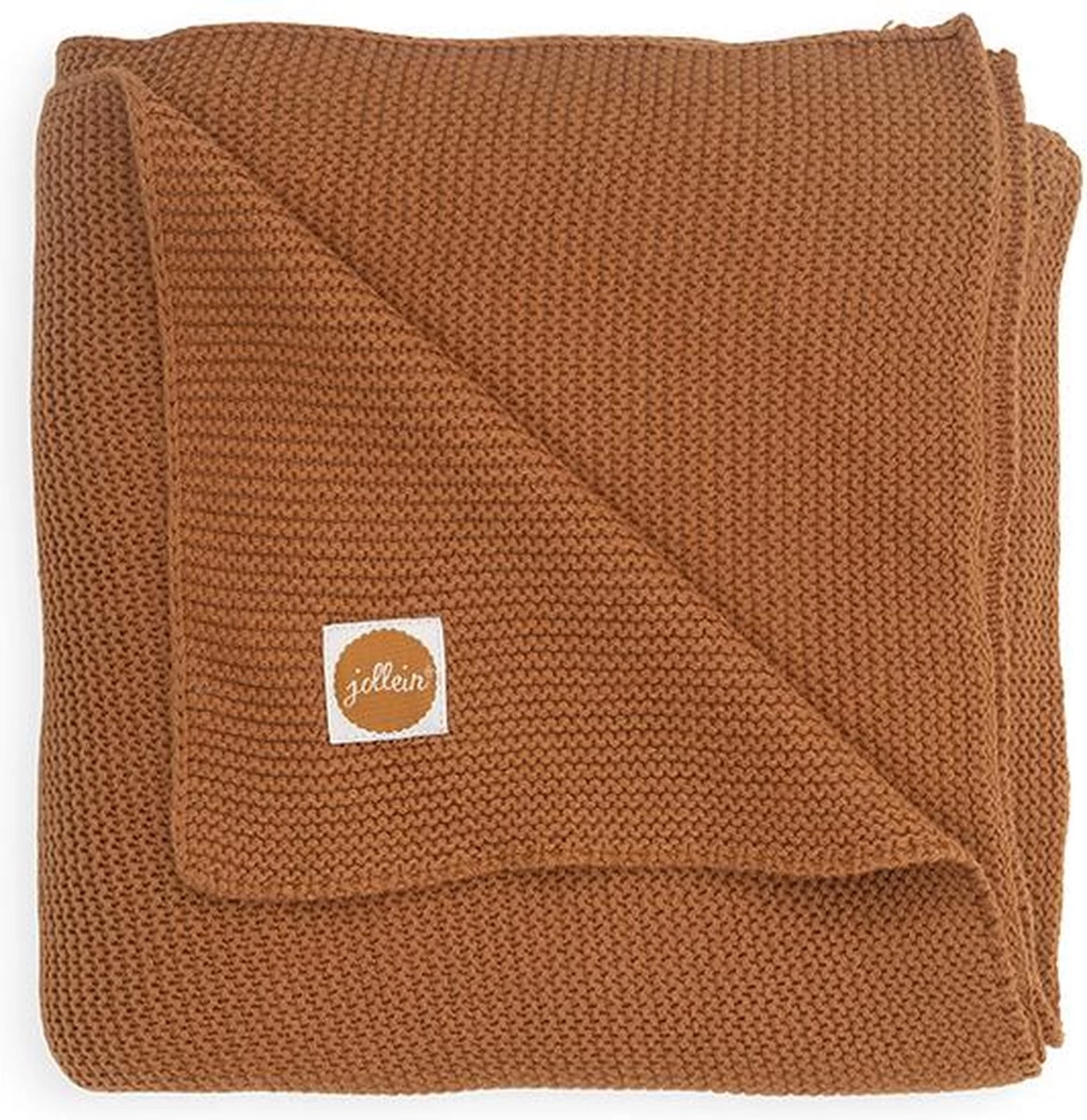 Jollein Baby Deken Wieg 75x100cm Basic Knit - Nougat 7 Jollein Baby Deken Wieg 75x100cm Basic Knit - Nougat - Afbeelding 7