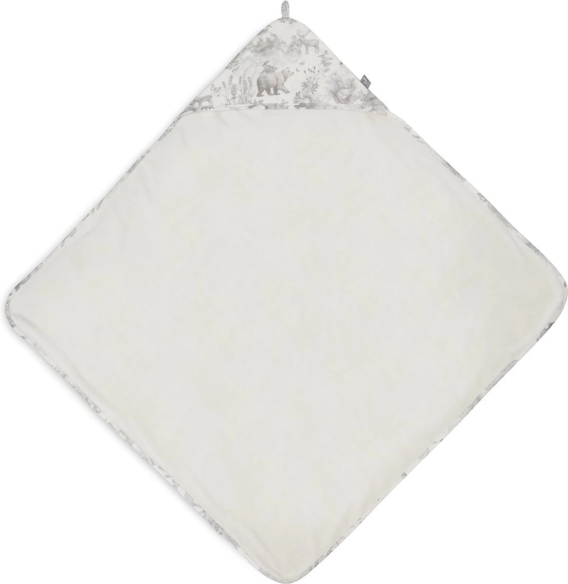 Jollein Badcape 75x75cm Pimpelmees - Forest Animals 2 Jollein Badcape 75x75cm Pimpelmees - Forest Animals - Afbeelding 2