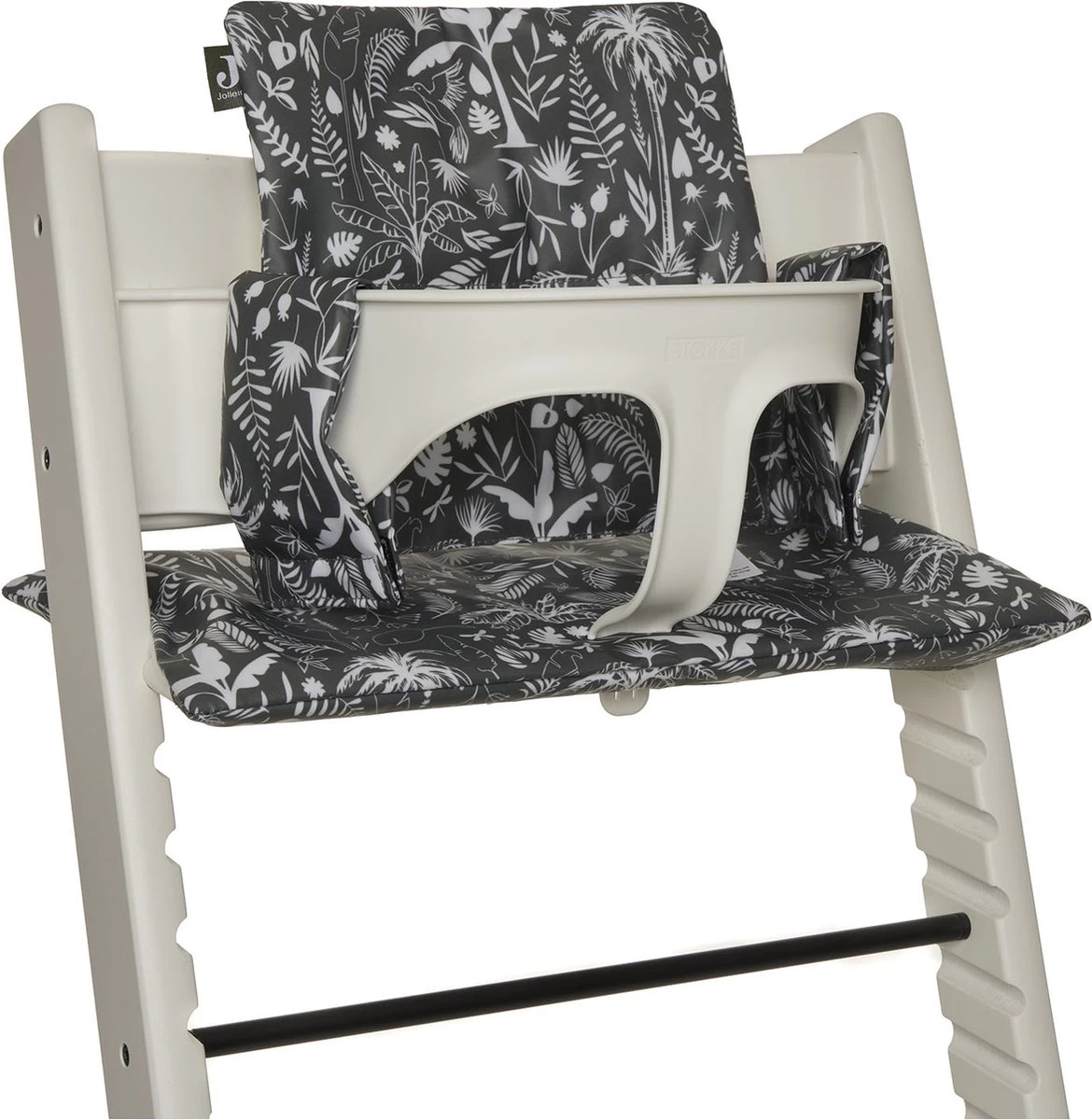 Jollein Stoelverkleiner Meegroei Botanical - Leaf Green 1 Jollein Stoelverkleiner Meegroei Botanical - Leaf Green