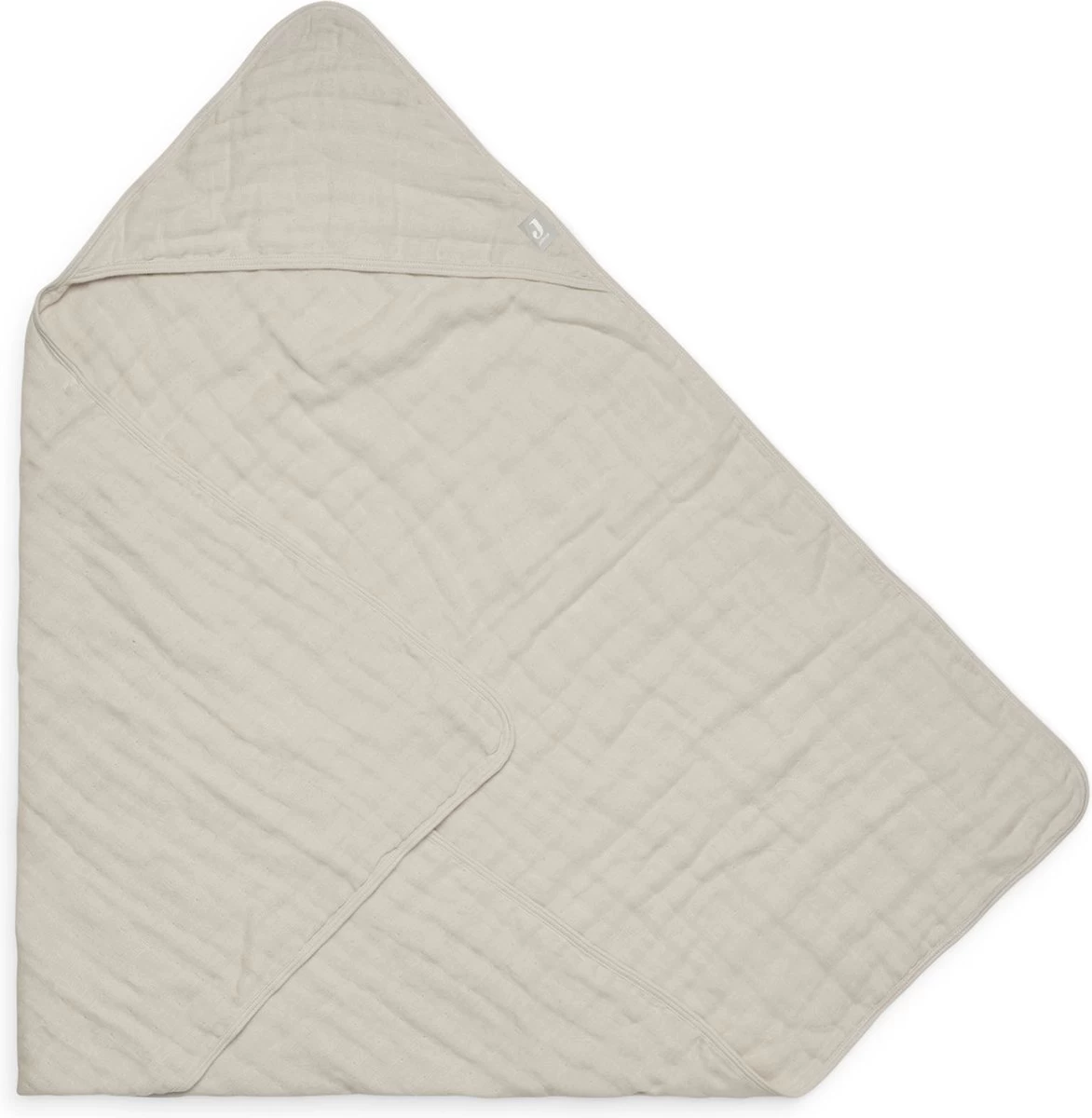 Jollein Badcape Wrinkled 75x75cm - Nougat 4 Jollein Badcape Wrinkled 75x75cm - Nougat - Afbeelding 4