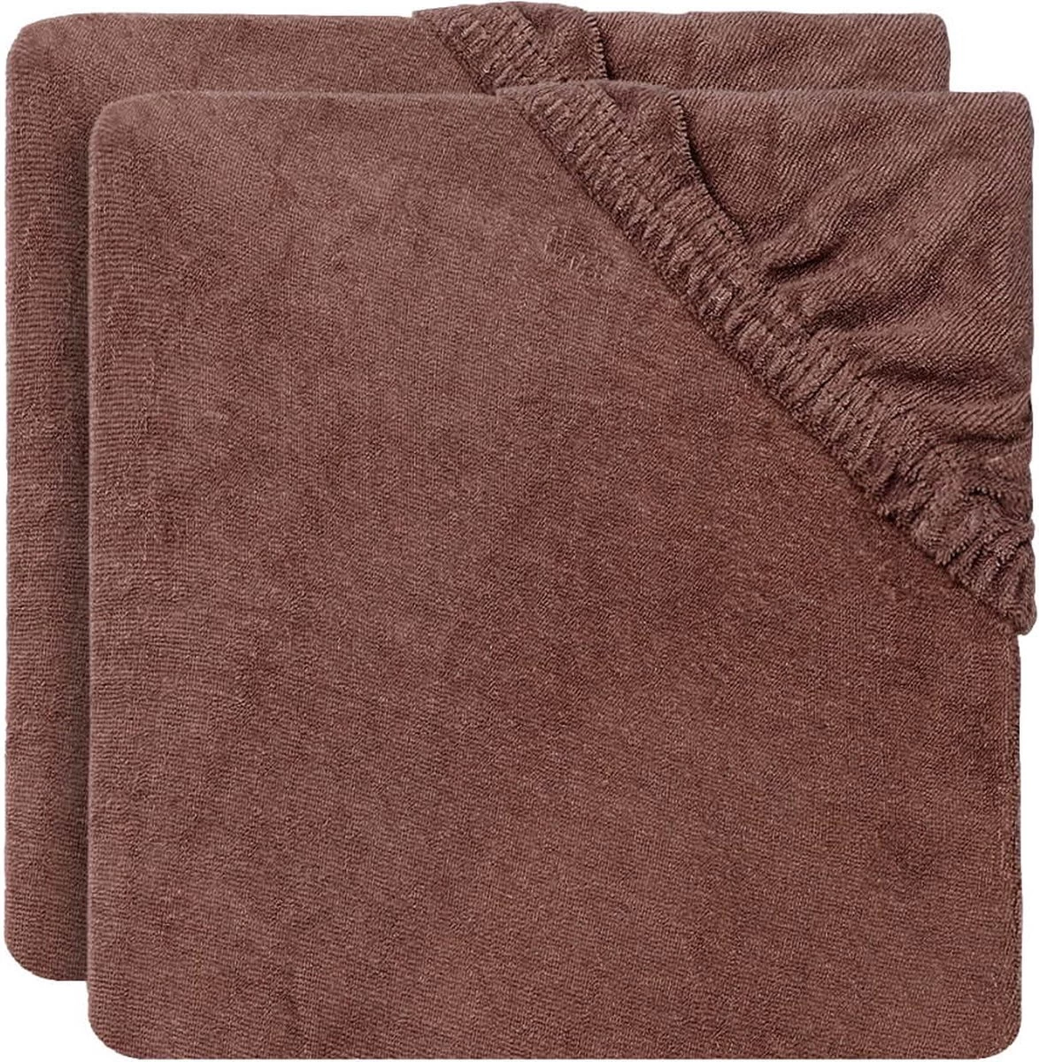 Jollein Aankleedkussenhoes Badstof 50x70cm - Chestnut - 2 Stuks 1 Jollein Aankleedkussenhoes Badstof 50x70cm - Chestnut - 2 Stuks