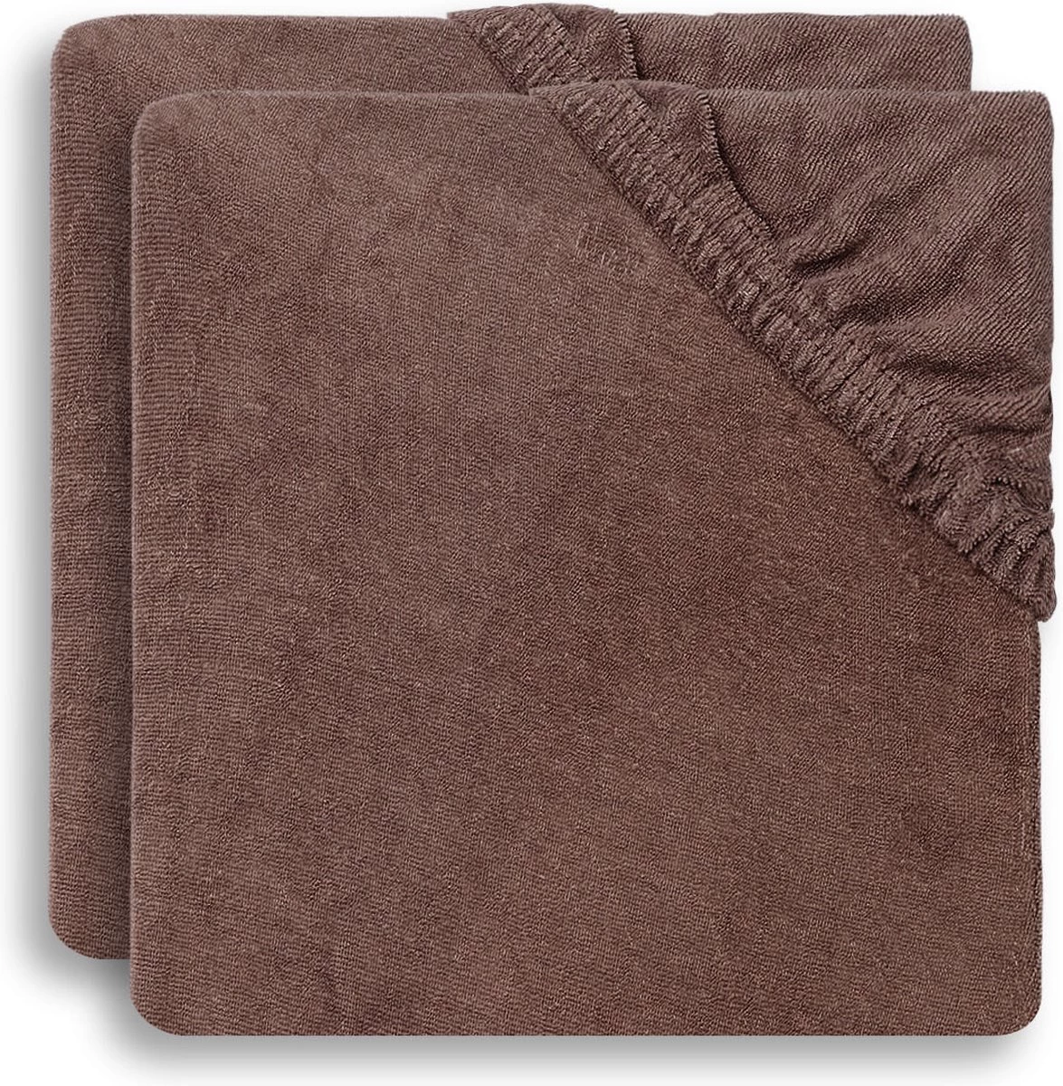 Jollein Aankleedkussenhoes Badstof 50x70cm - Chestnut - 2 Stuks 2 Jollein Aankleedkussenhoes Badstof 50x70cm - Chestnut - 2 Stuks - Afbeelding 2