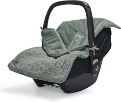 Jollein Voetenzak Voor Autostoel & Kinderwagen - River Knit - Ash Green -Jollein Babyparadijs 1200x1010 1