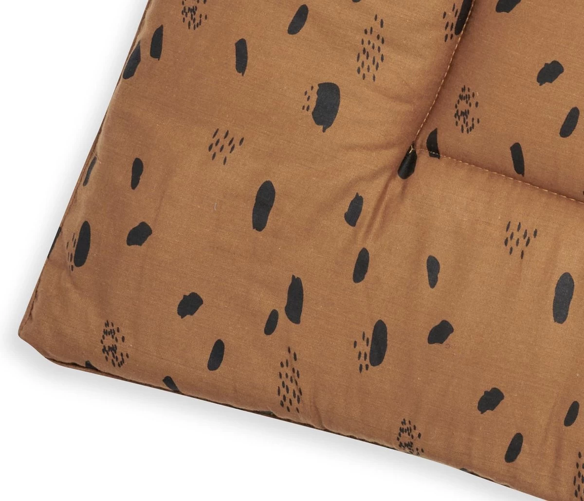 Jollein Boxkleed Spot 80x100cm - Caramel 2 Jollein Boxkleed Spot 80x100cm - Caramel - Afbeelding 2