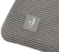 Jollein Boxkleed Basic Knit 80x100cm - Stone Grey -Jollein Babyparadijs 1200x1057