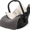 Jollein Voetenzak Voor Autostoel & Kinderwagen - Bliss Knit - Storm Grey