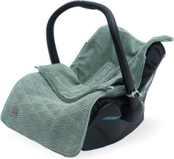 Jollein Voetenzak Voor Autostoel & Kinderwagen - River Knit - Ash Green -Jollein Babyparadijs 1200x1095 3
