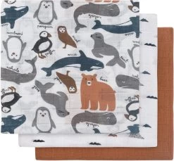 Jollein Hydrofiel Multidoek Spot 70x70cm - Storm Grey - 3 Stuks -Jollein Babyparadijs 1200x1113 5