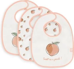 Jollein Slab Badstof Waterproof Peach - 3 Stuks