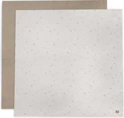 Jollein Hydrofiele Doek Large 115x115cm Stargaze - Biscuit - 2 Stuks