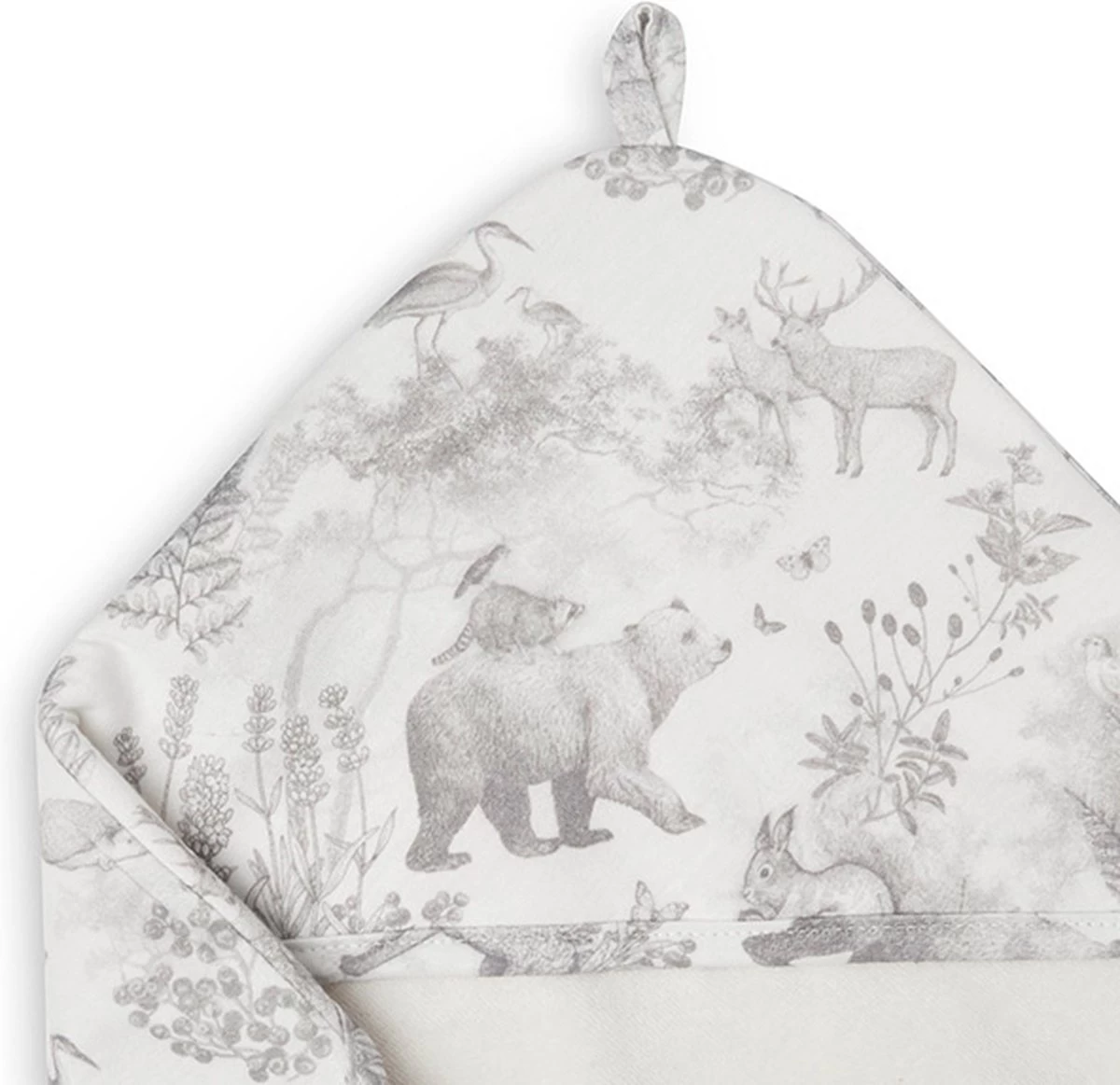 Jollein Badcape 75x75cm Pimpelmees - Forest Animals 12 Jollein Badcape 75x75cm Pimpelmees - Forest Animals - Afbeelding 12