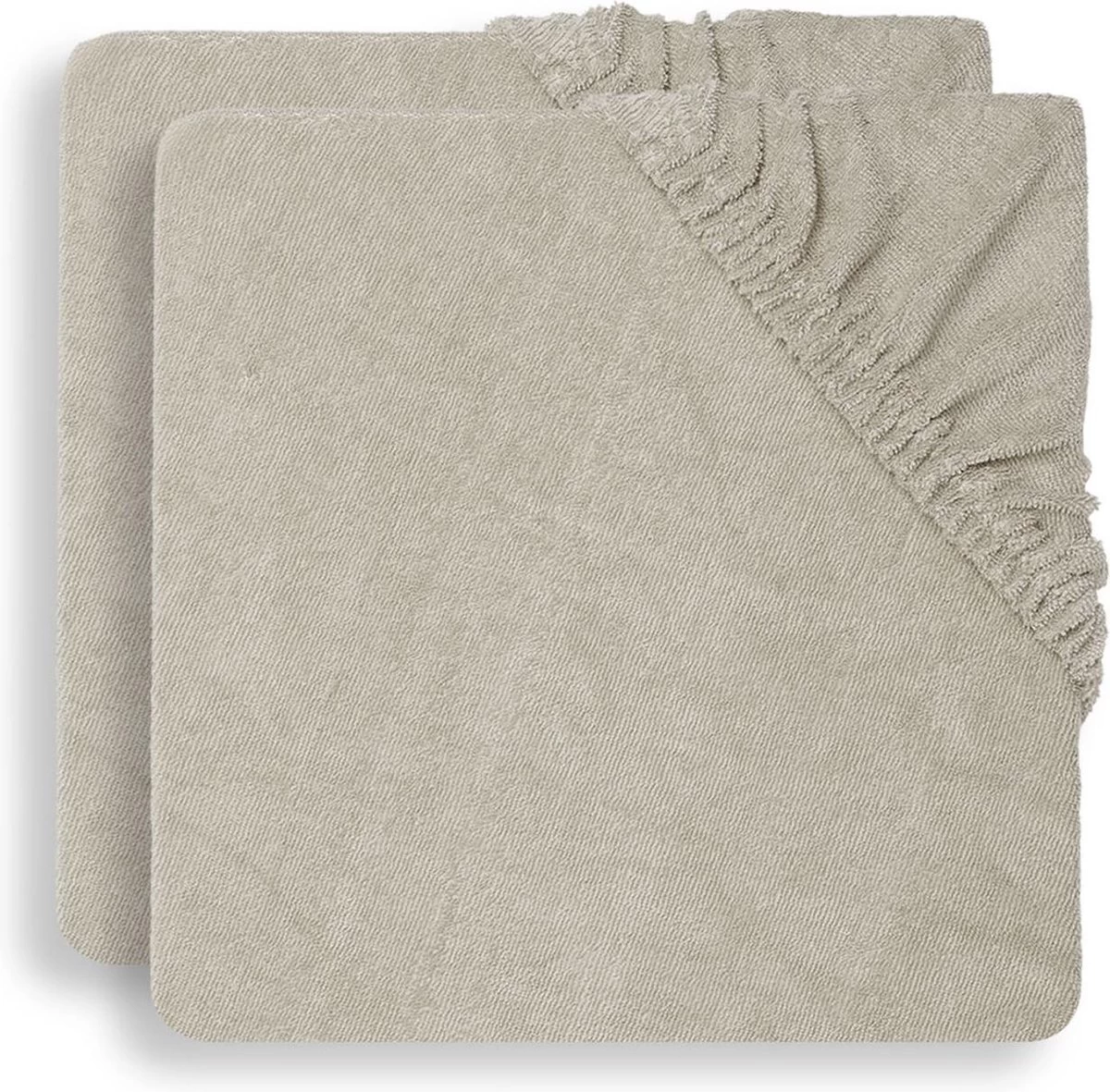 Jollein Aankleedkussenhoes Badstof 75x85cm - Nougat - 2 Stuks 1 Jollein Aankleedkussenhoes Badstof 75x85cm - Nougat - 2 Stuks