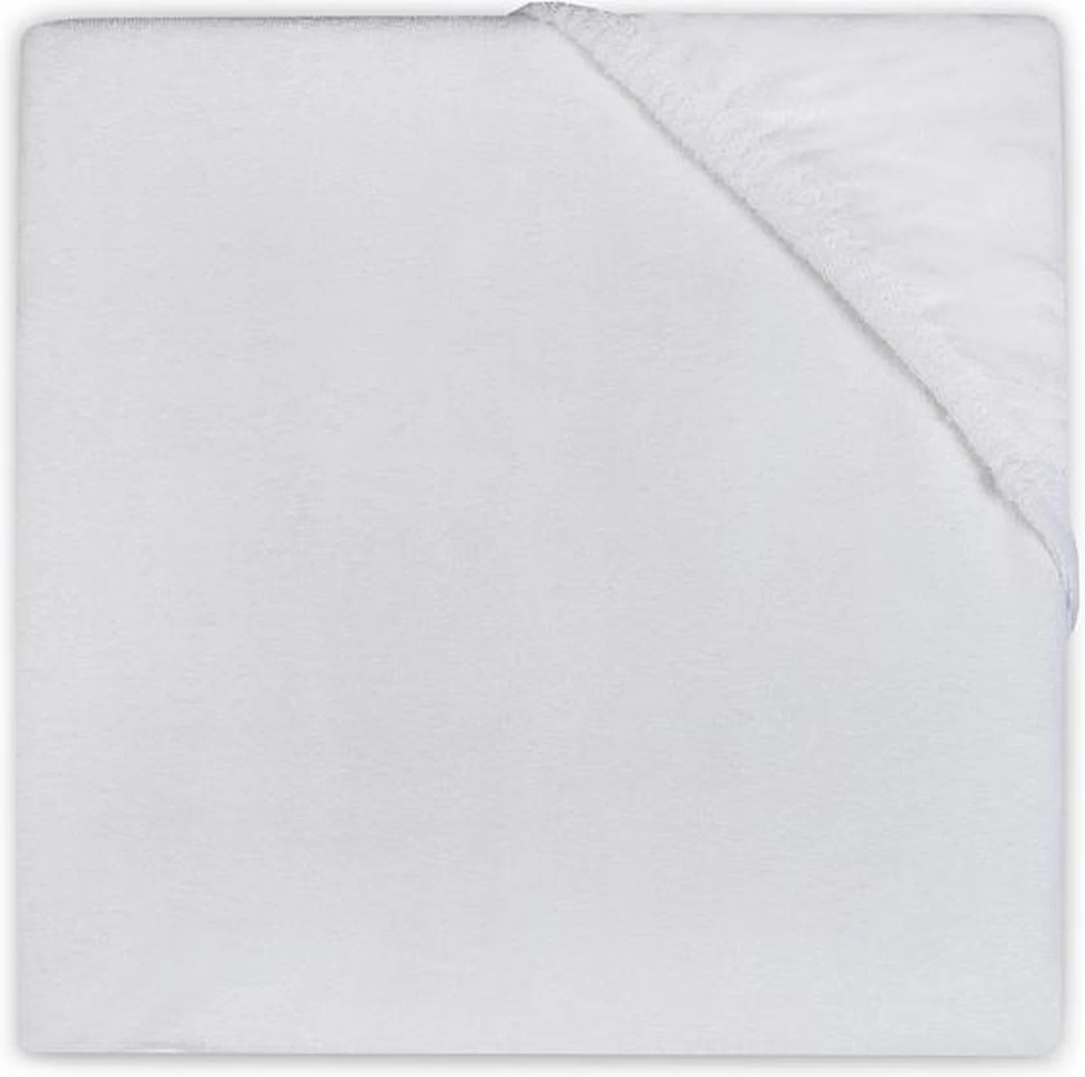 Jollein Hoeslaken Molton Ledikant 60x120cm - Wit 1 Jollein Hoeslaken Molton Ledikant 60x120cm - Wit