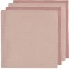 Jollein Hydrofiele Doek Small 70x70cm Bamboe Katoen - Pale Pink - 4 Stuks