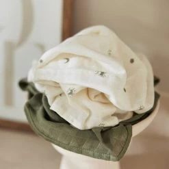 Jollein Hydrofiele Doek Small 70x70cm Stargaze - Leaf Green - 3 Stuks -Jollein Babyparadijs 1200x1200 148