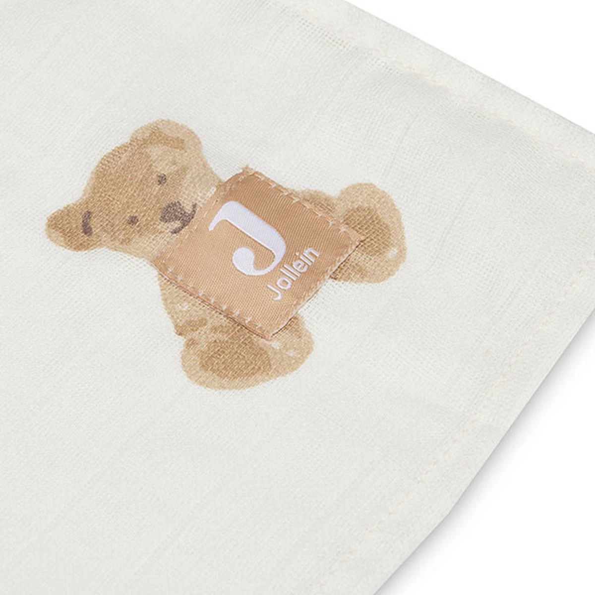 Jollein Hydrofiele Doek Large 115x115cm Teddy Bear- 2 Stuks 11 Jollein Hydrofiele Doek Large 115x115cm Teddy Bear- 2 Stuks - Afbeelding 11