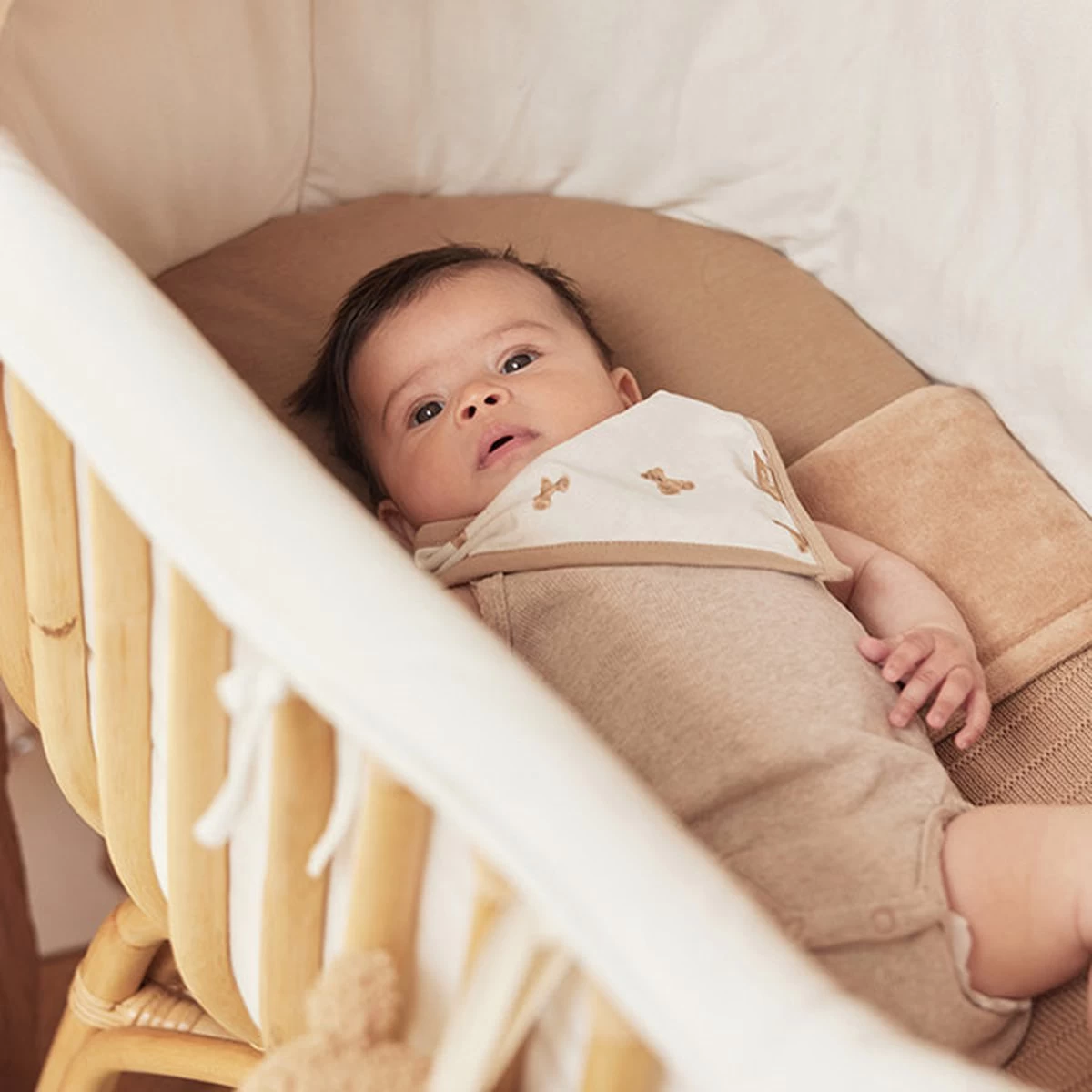 Jollein Slab Bandana Teddy Bear - 2 Stuks - GOTS 11 Jollein Slab Bandana Teddy Bear - 2 Stuks - GOTS - Afbeelding 11