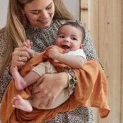 Jollein Baby Deken Wieg 75x100cm Basic Knit - Caramel -Jollein Babyparadijs 1200x1200 305