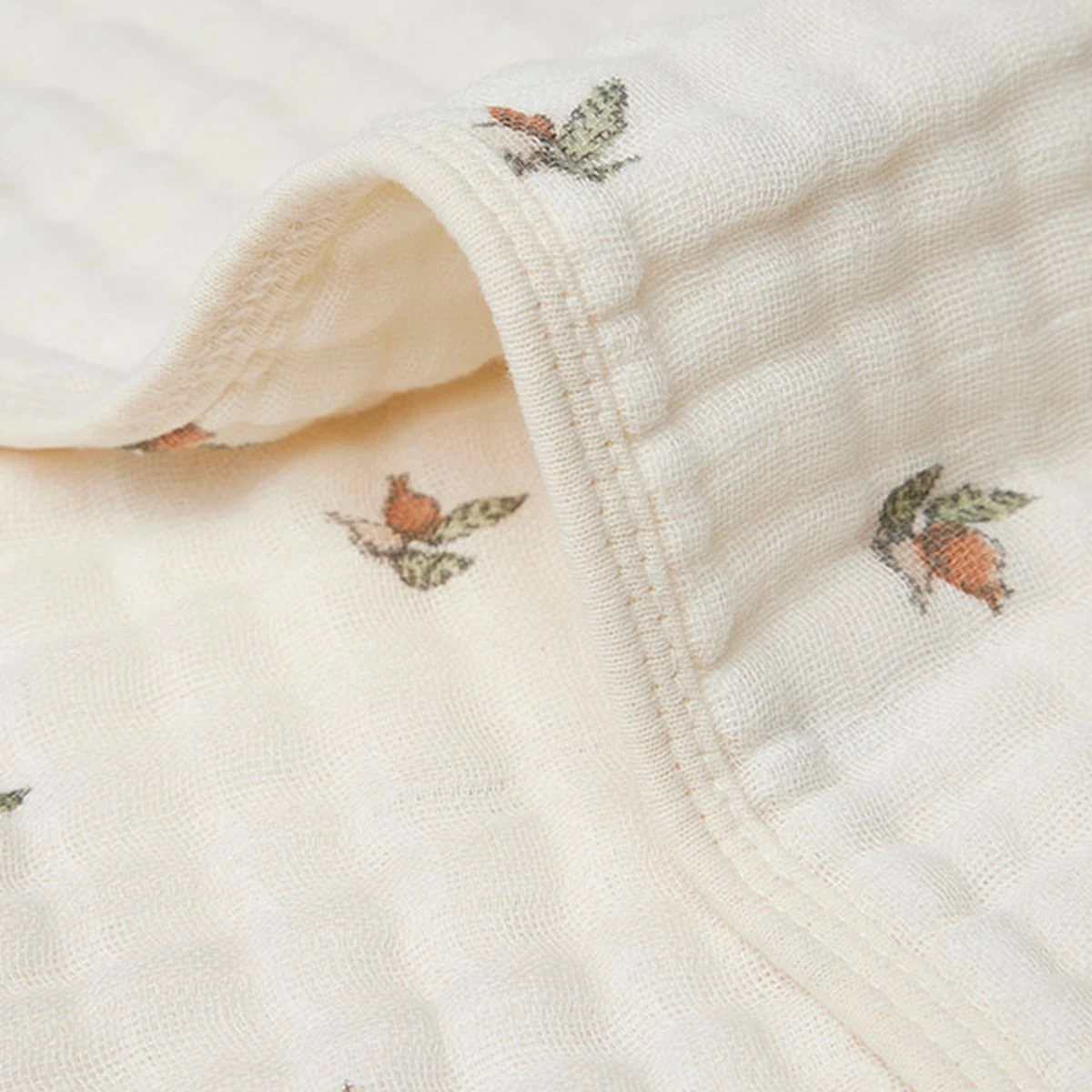 Jollein Deken Hydrofiel Wieg 75x100cm Rosehip 4 Jollein Deken Hydrofiel Wieg 75x100cm Rosehip - Afbeelding 4