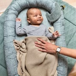 Jollein Baby Deken Ledikant 100x150cm Basic Knit - Nougat -Jollein Babyparadijs 1200x1200 400