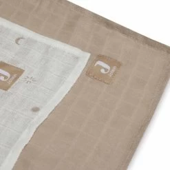 Jollein Hydrofiele Doek Large 115x115cm Stargaze - Biscuit - 2 Stuks -Jollein Babyparadijs 1200x1200 44