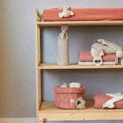 Jollein Hydrofiel Multidoek Meadow 70x70cm - Rosewood - 3 Stuks -Jollein Babyparadijs 1200x1200 47