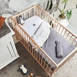 Jollein Baby Deken Ledikant 100x150cm Teddy Bliss Knit - Storm Grey -Jollein Babyparadijs 1200x1200 475