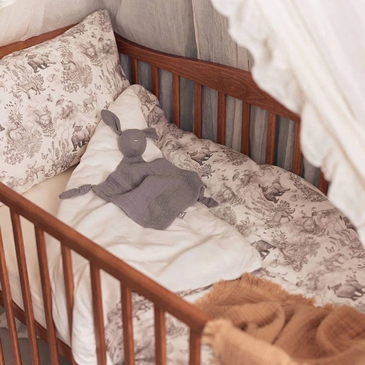 Jollein Baby Dekbedovertrek Met Sloop 100x135/140cm Pimpelmees - Forest Animals 10 Jollein Baby Dekbedovertrek Met Sloop 100x135/140cm Pimpelmees - Forest Animals - Afbeelding 10