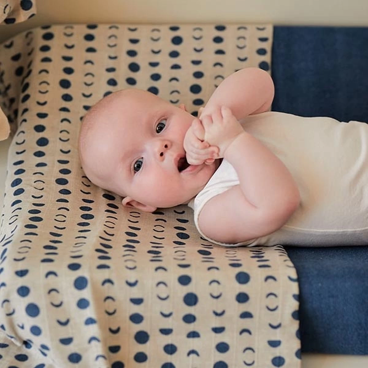 Jollein Hydrofiel Multidoek 70x70cm - Moonlight - 3 Stuks 1 Jollein Hydrofiel Multidoek 70x70cm - Moonlight - 3 Stuks