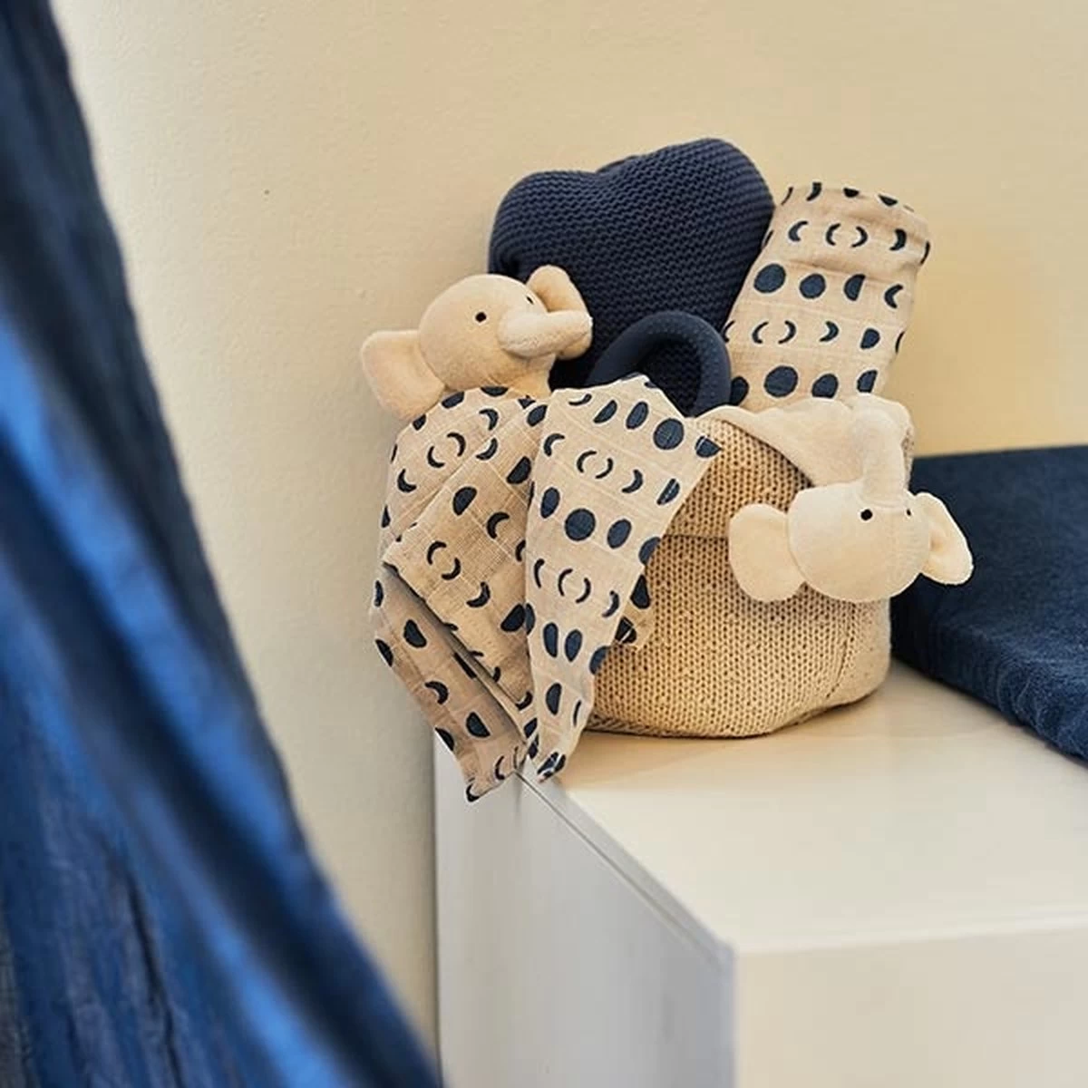 Jollein Hydrofiel Multidoek 70x70cm - Moonlight - 3 Stuks 12 Jollein Hydrofiel Multidoek 70x70cm - Moonlight - 3 Stuks - Afbeelding 12