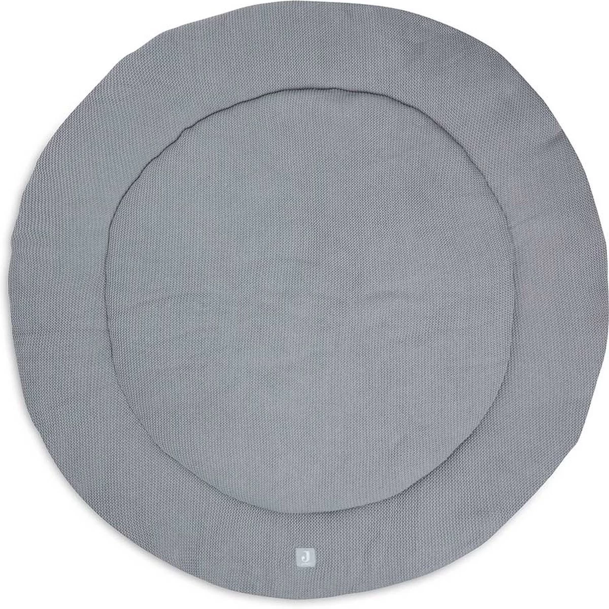 Jollein Boxkleed Rond ⌀ 95cm Basic Knit - Storm Grey 1 Jollein Boxkleed Rond ⌀ 95cm Basic Knit - Storm Grey