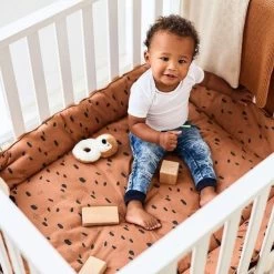 Jollein Boxkleed Spot 80x100cm - Caramel 31 Jollein Boxkleed Spot 80x100cm - Caramel -Jollein Babyparadijs 1200x1200 626