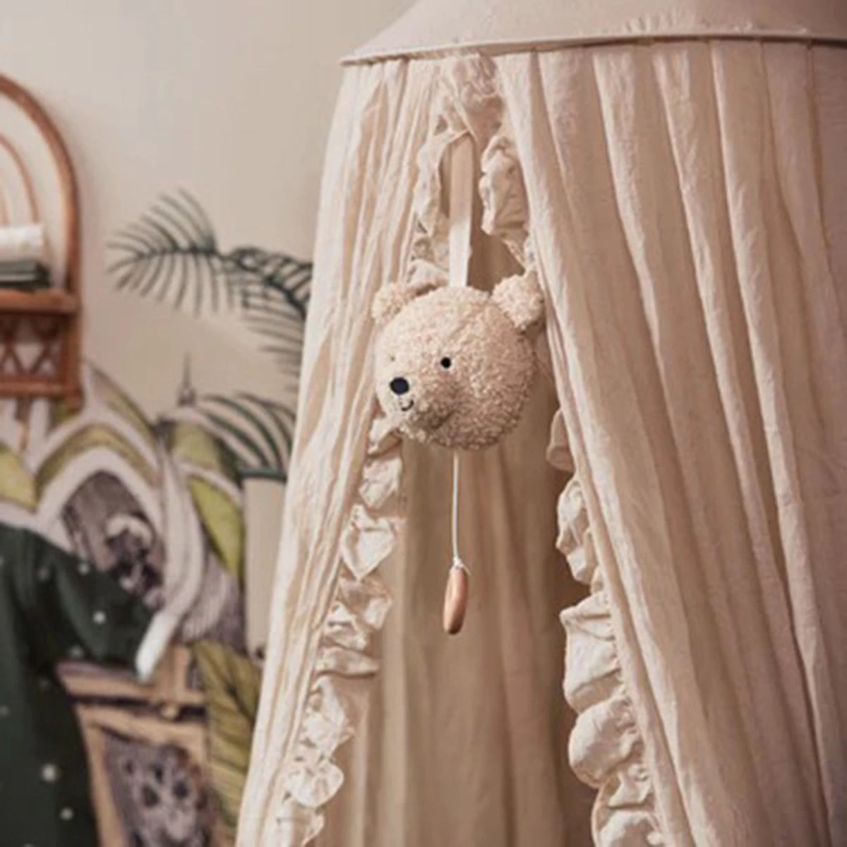 Jollein Muziekhanger Teddy Bear - Naturel 5 Jollein Muziekhanger Teddy Bear - Naturel - Afbeelding 5