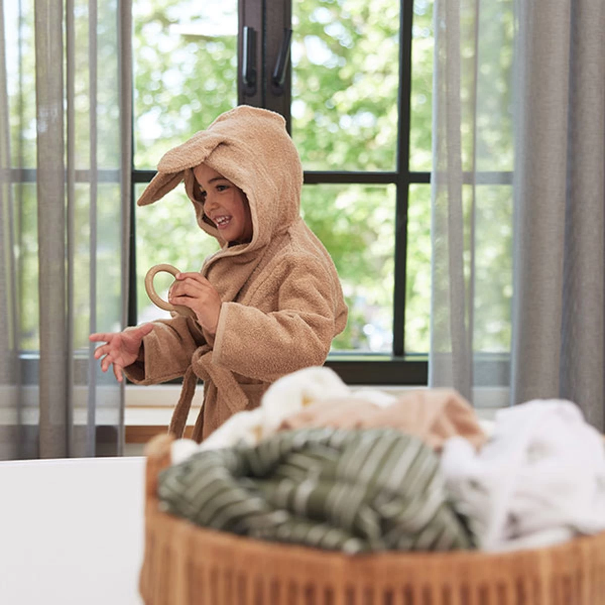 Jollein Badjas 1-2 Jaar - Biscuit 11 Jollein Badjas 1-2 Jaar - Biscuit - Afbeelding 11