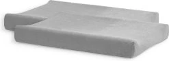 Jollein Aankleedkussenhoes Badstof 50x70cm - Soft Grey - 2 Stuks -Jollein Babyparadijs 1200x434 1