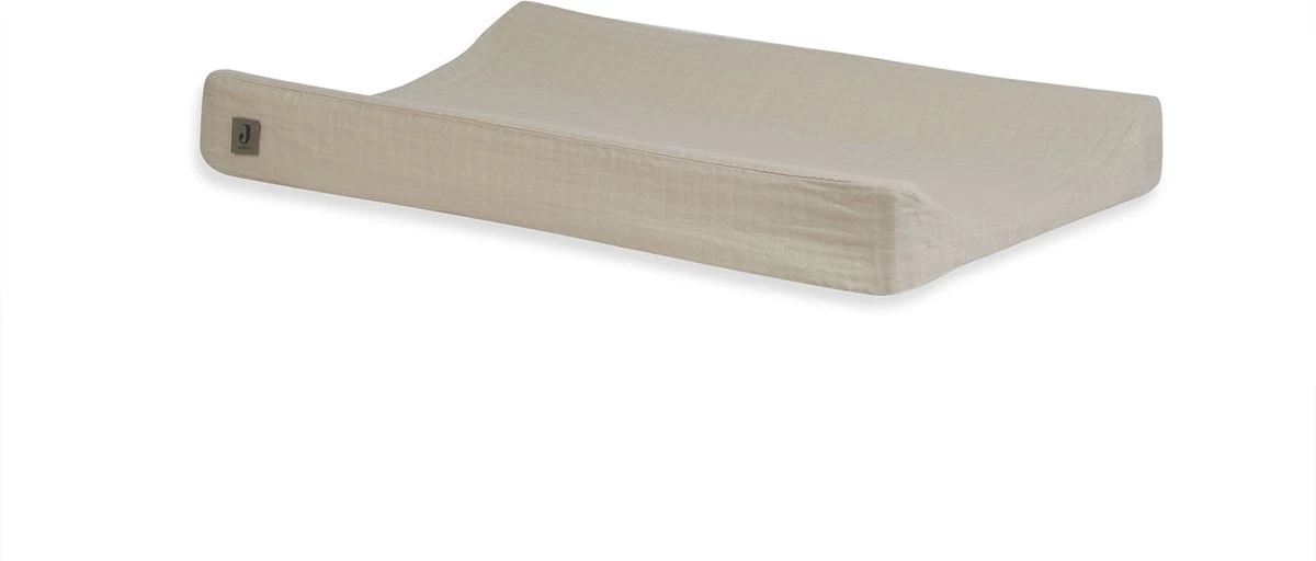 Jollein Aankleedkussenhoes Wrinkled 50x70cm - Nougat 2 Jollein Aankleedkussenhoes Wrinkled 50x70cm - Nougat - Afbeelding 2